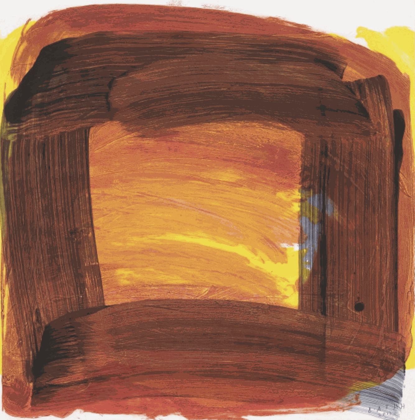 Howard Hodgkin, Sundown, 2014