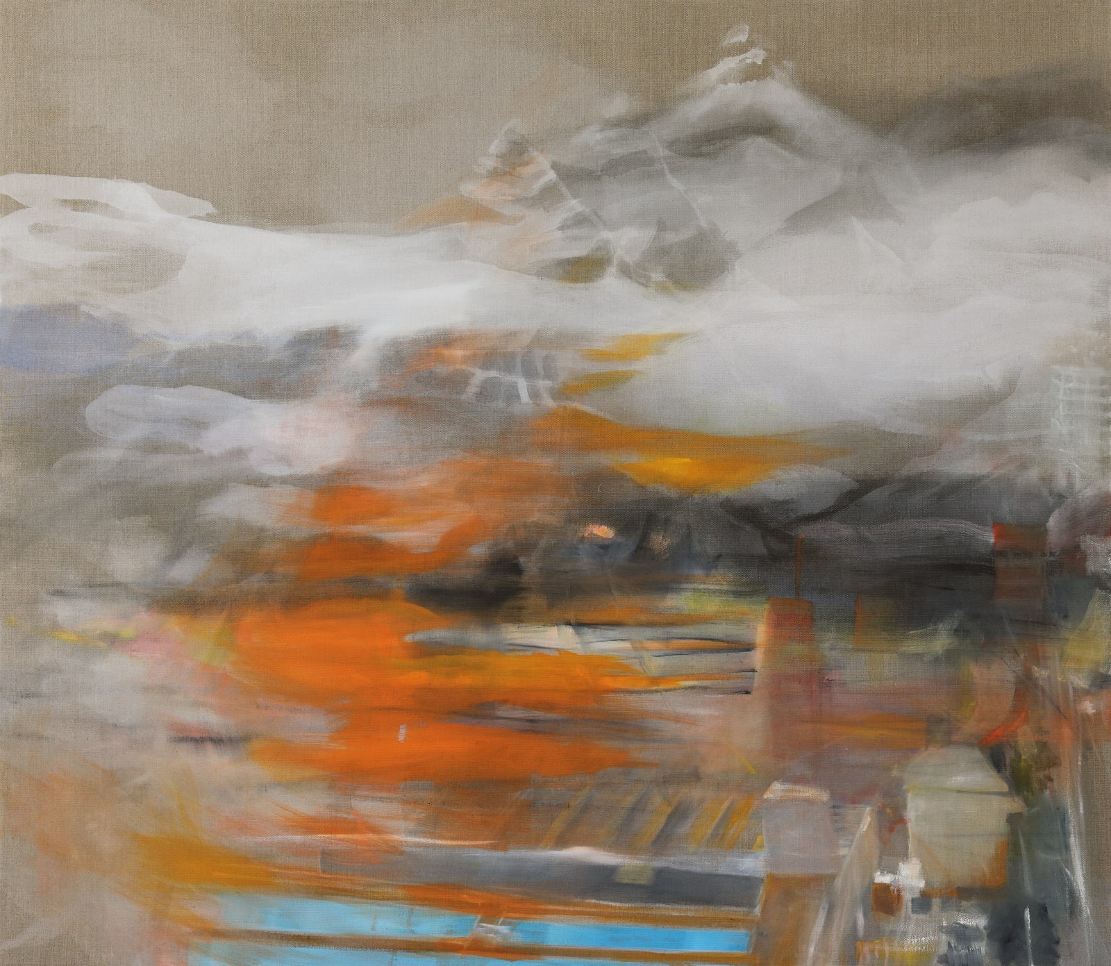 Barbara Ellmerer, Sappho Fragment 20 (Gain the Harbor), 2020