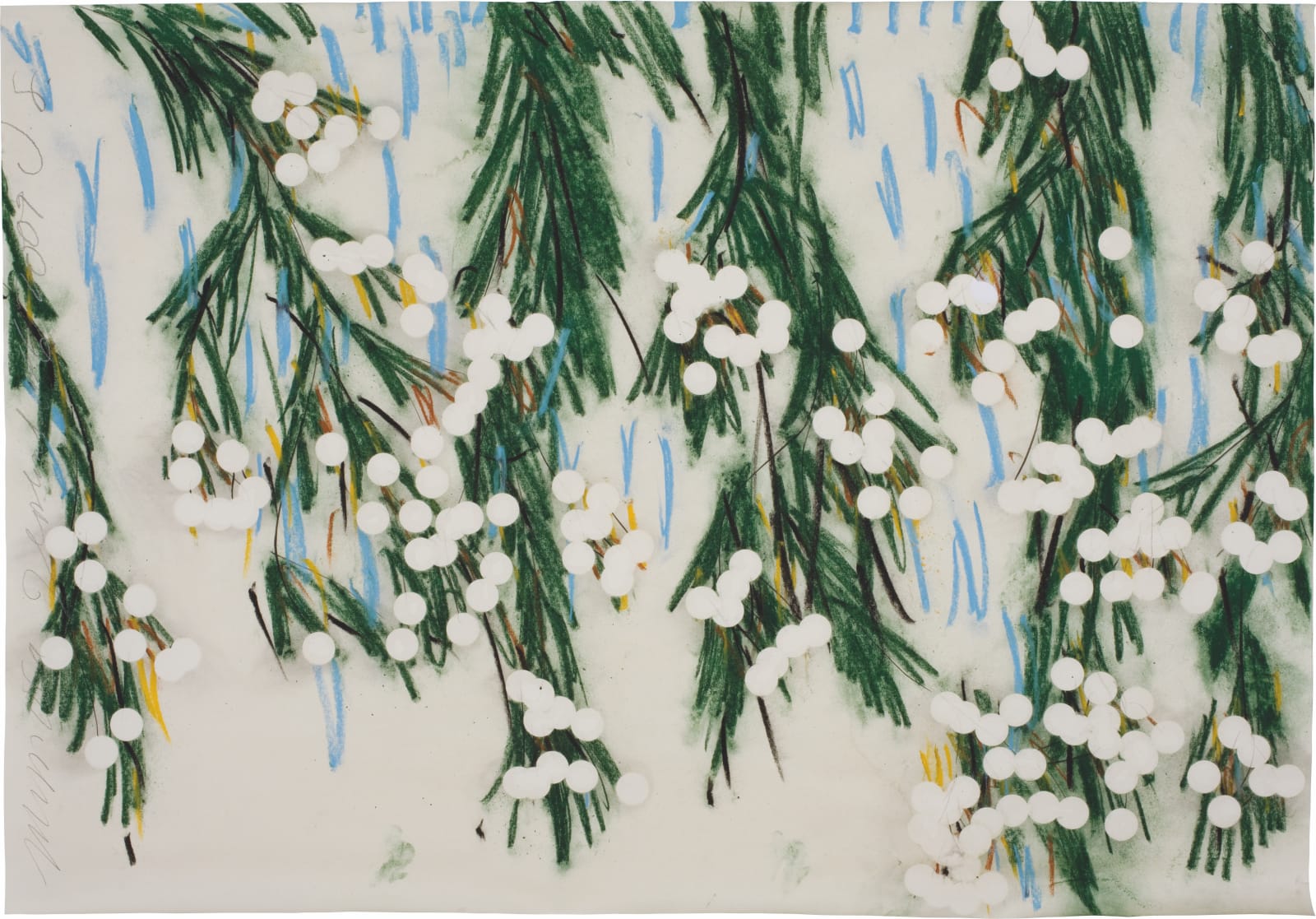 Donald Sultan, Mimosa, Sept. 16, 2009, 2009