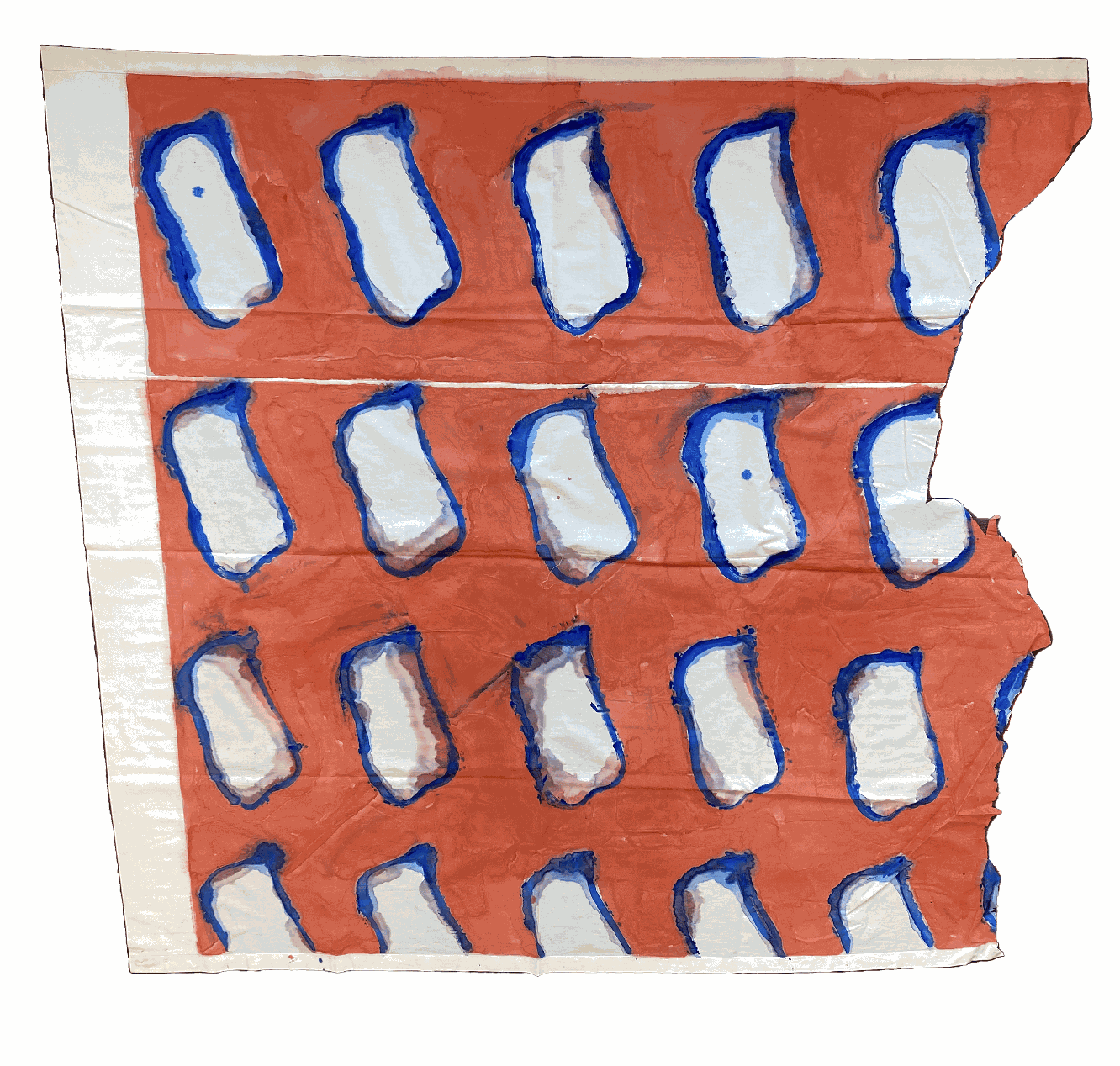 Claude Viallat, Untitled n°271, 2021