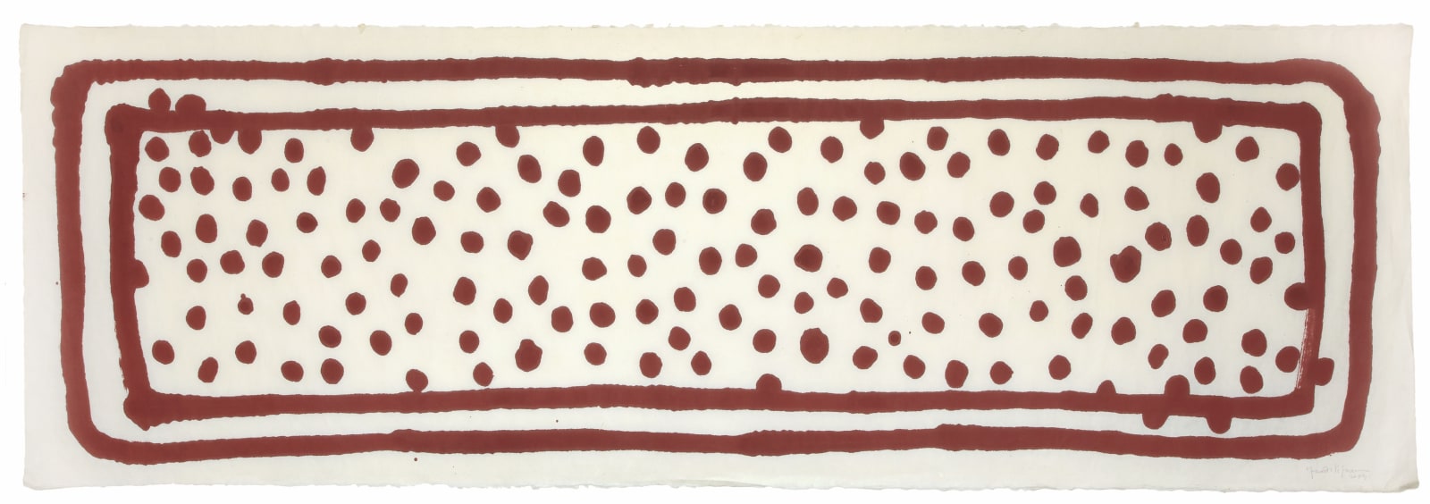 Joan Hernández Pijuan, Com Flors Vermelles (1), 2004