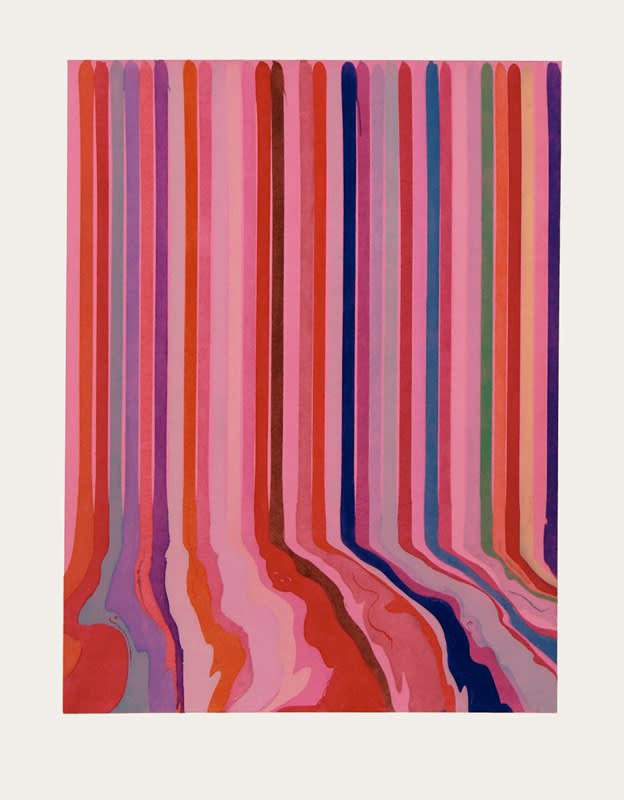 Ian Davenport, Etched Puddle 42, 2009