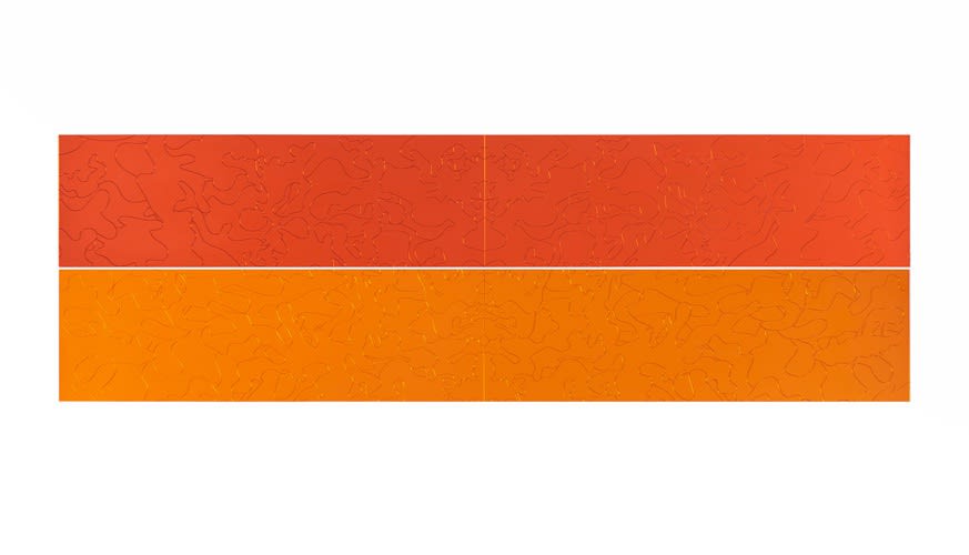 Paul Hosking, Horizon (Orange), 2018