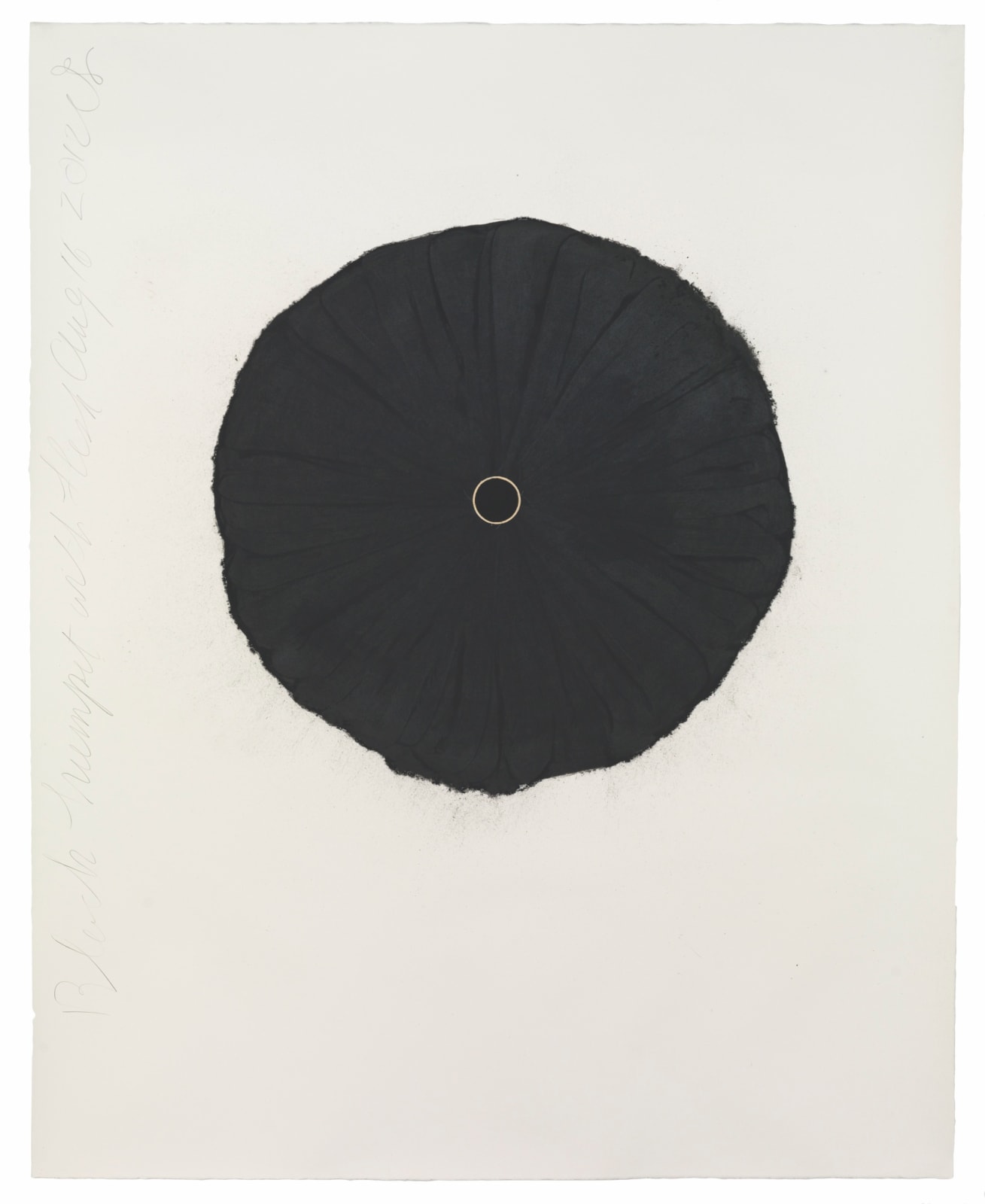Donald Sultan, Black Trumpet Flesh Aug 16 2012, 2012