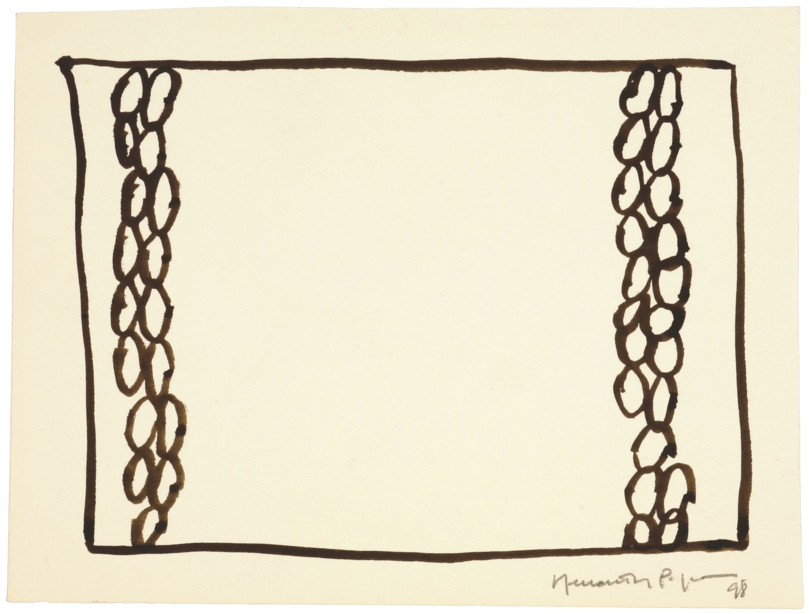 Joan Hernández Pijuan, Dibuix n° 21, 1998