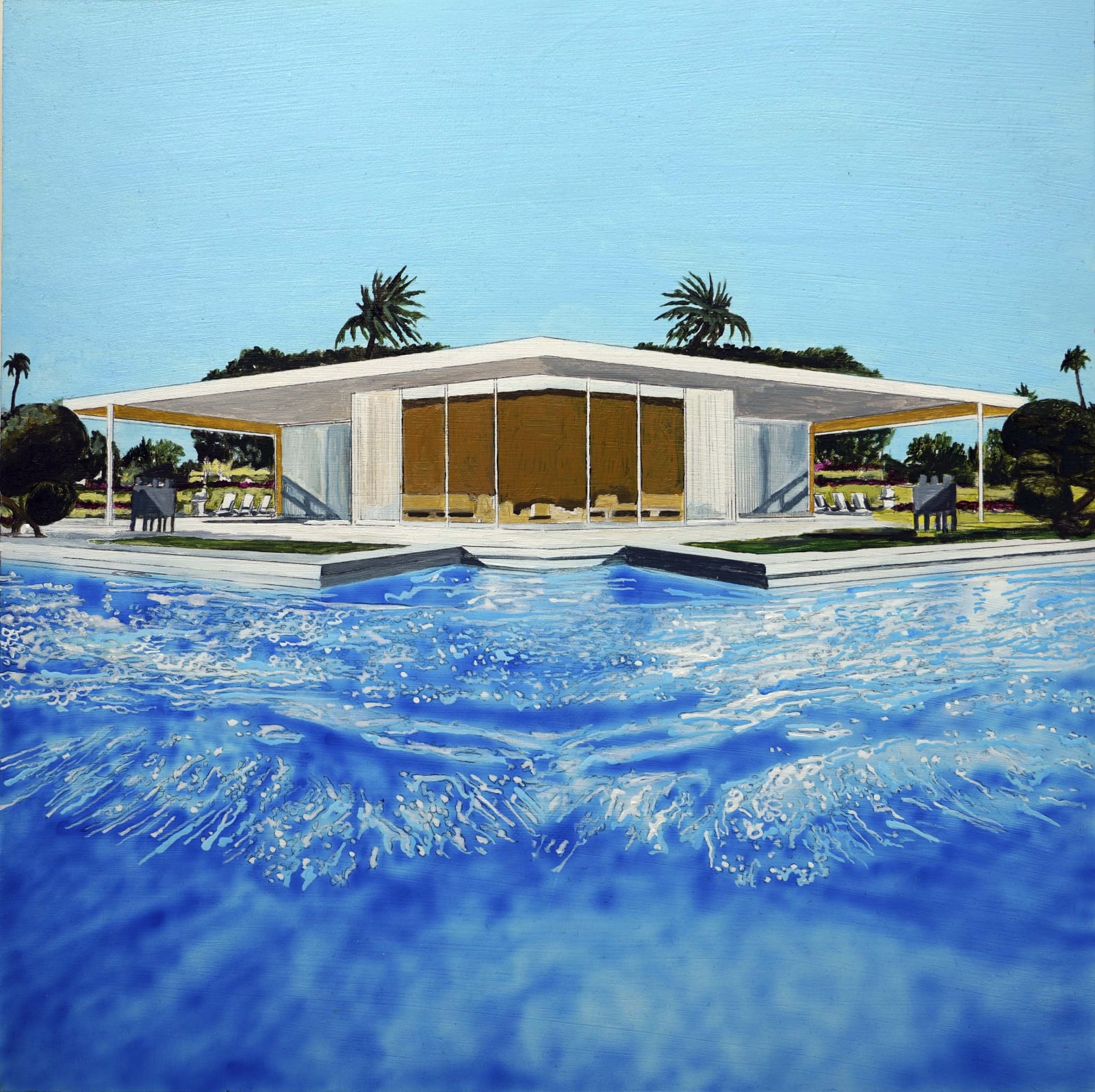 Eamon O'Kane, Richard Neutra Mirror Pool, 2022