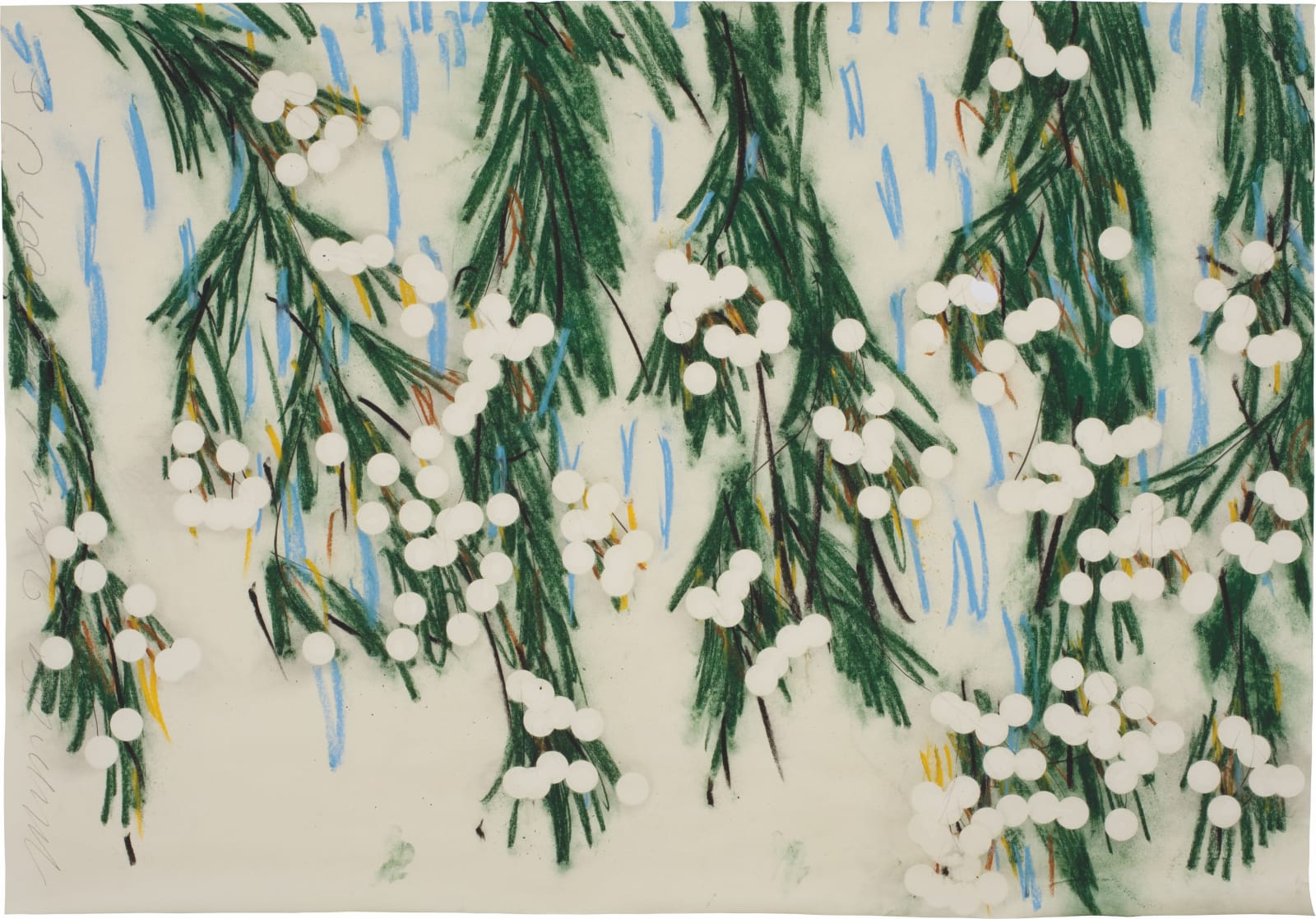 Donald Sultan, Mimosa, Sept. 16, 2009, 2009