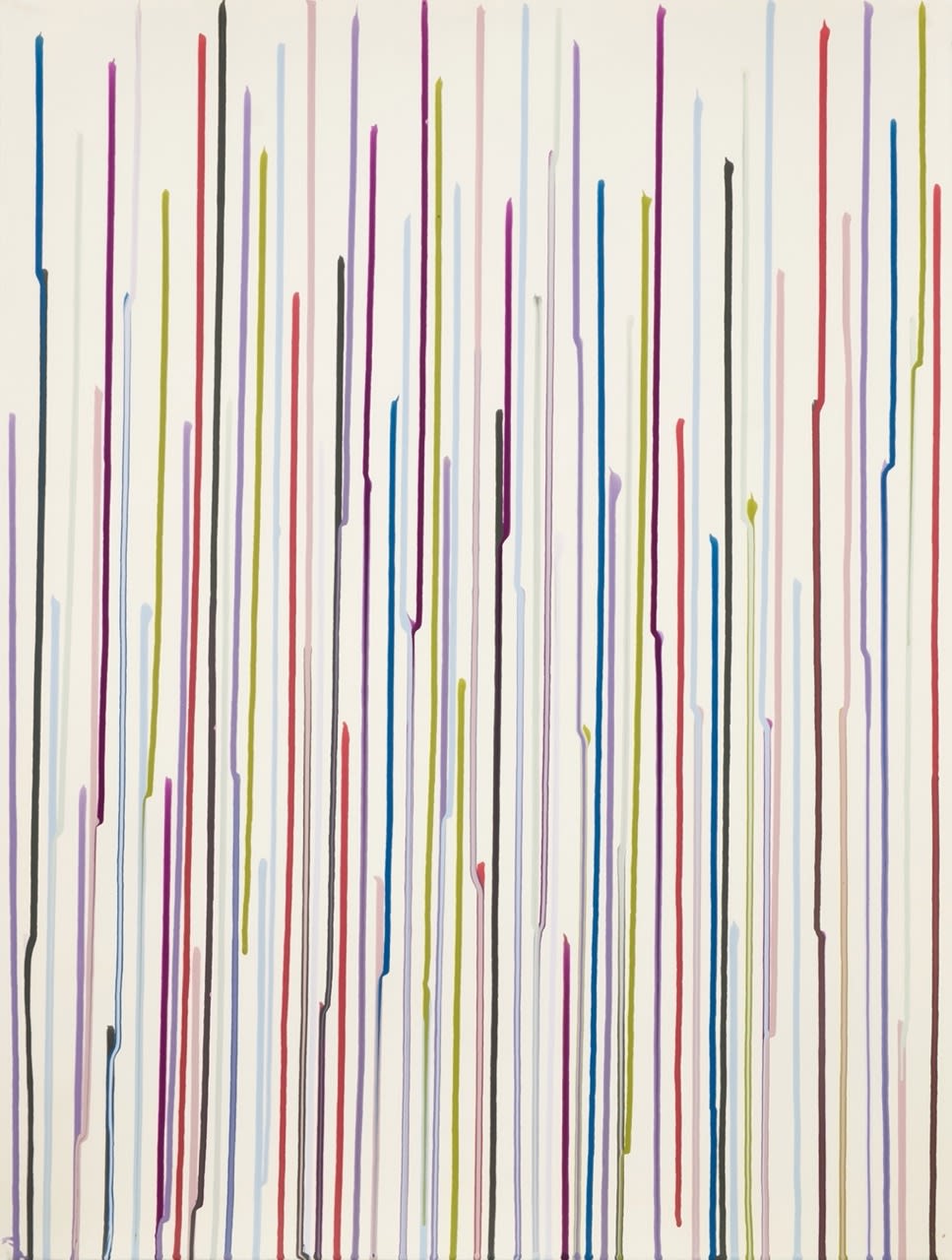 Ian Davenport, Staggered Lines Rudiments no. 2 , 2015