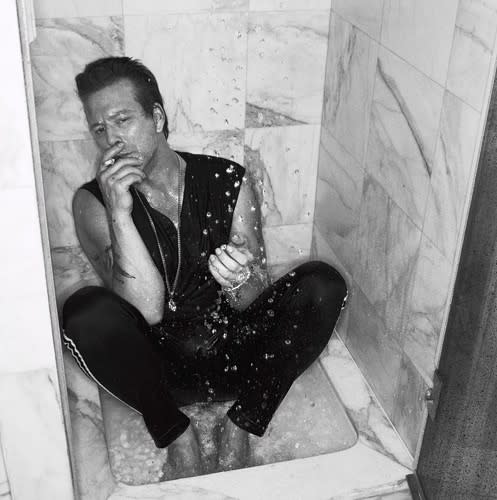 Michel Comte, Mickey Rourke, L`Uomo Vogue, 1994