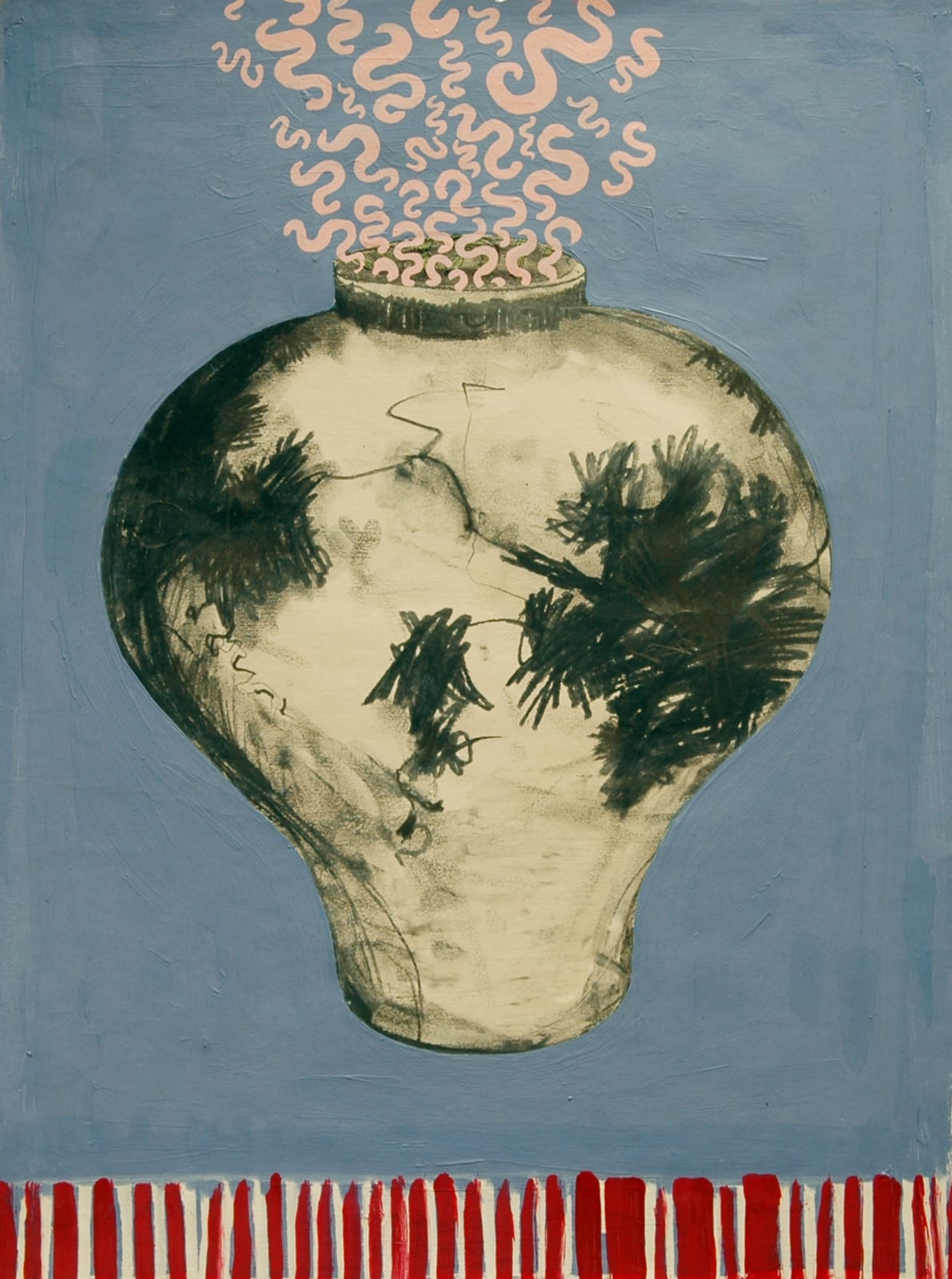 Andrew James Ward, Chinese River Spirit Vase 1, 2014