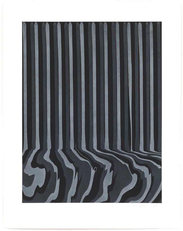 Ian Davenport, Etched Puddle 10 , 2009