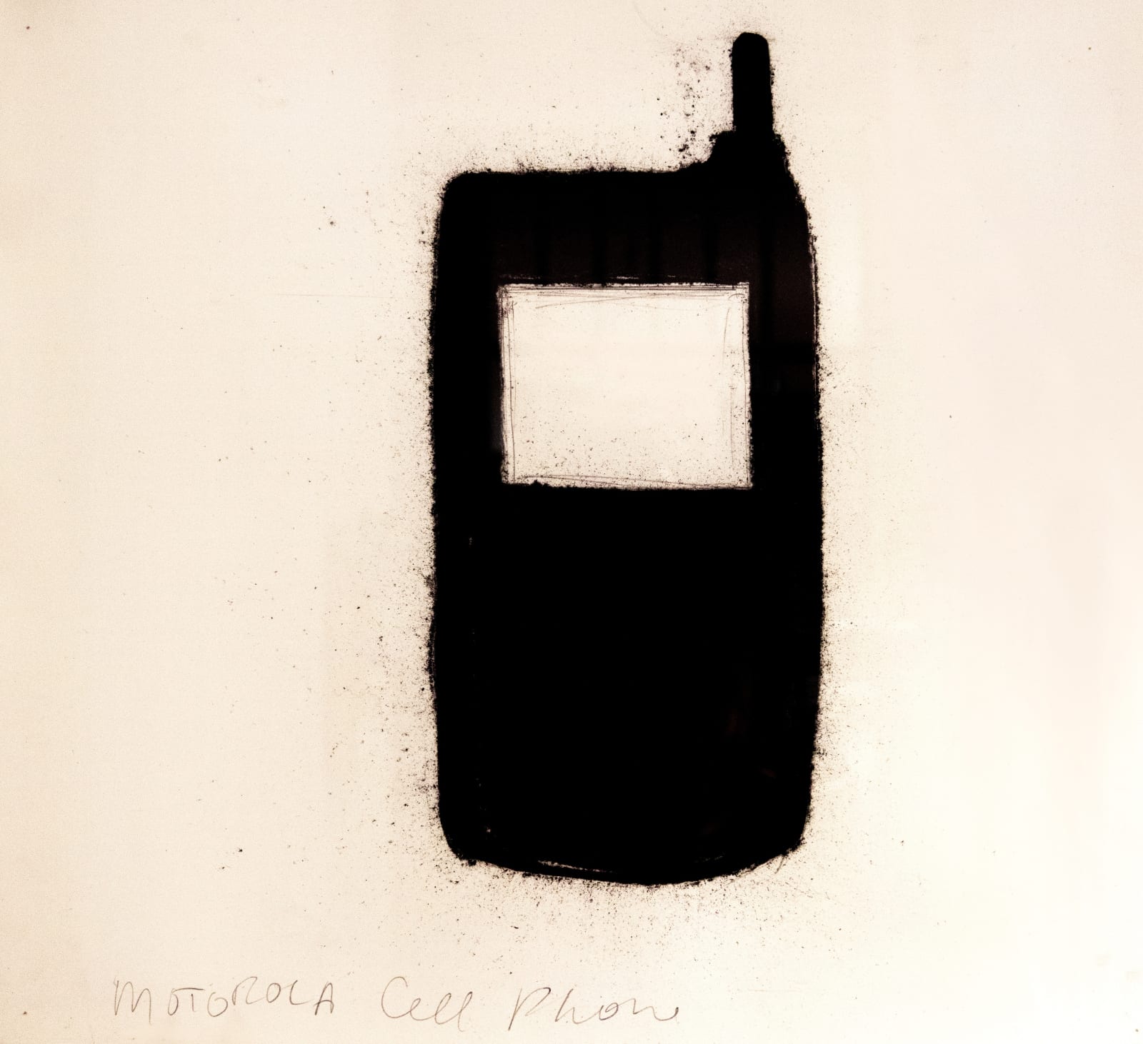Donald Sultan, Motorola Cell Phone. Vogue Drawings, 1997