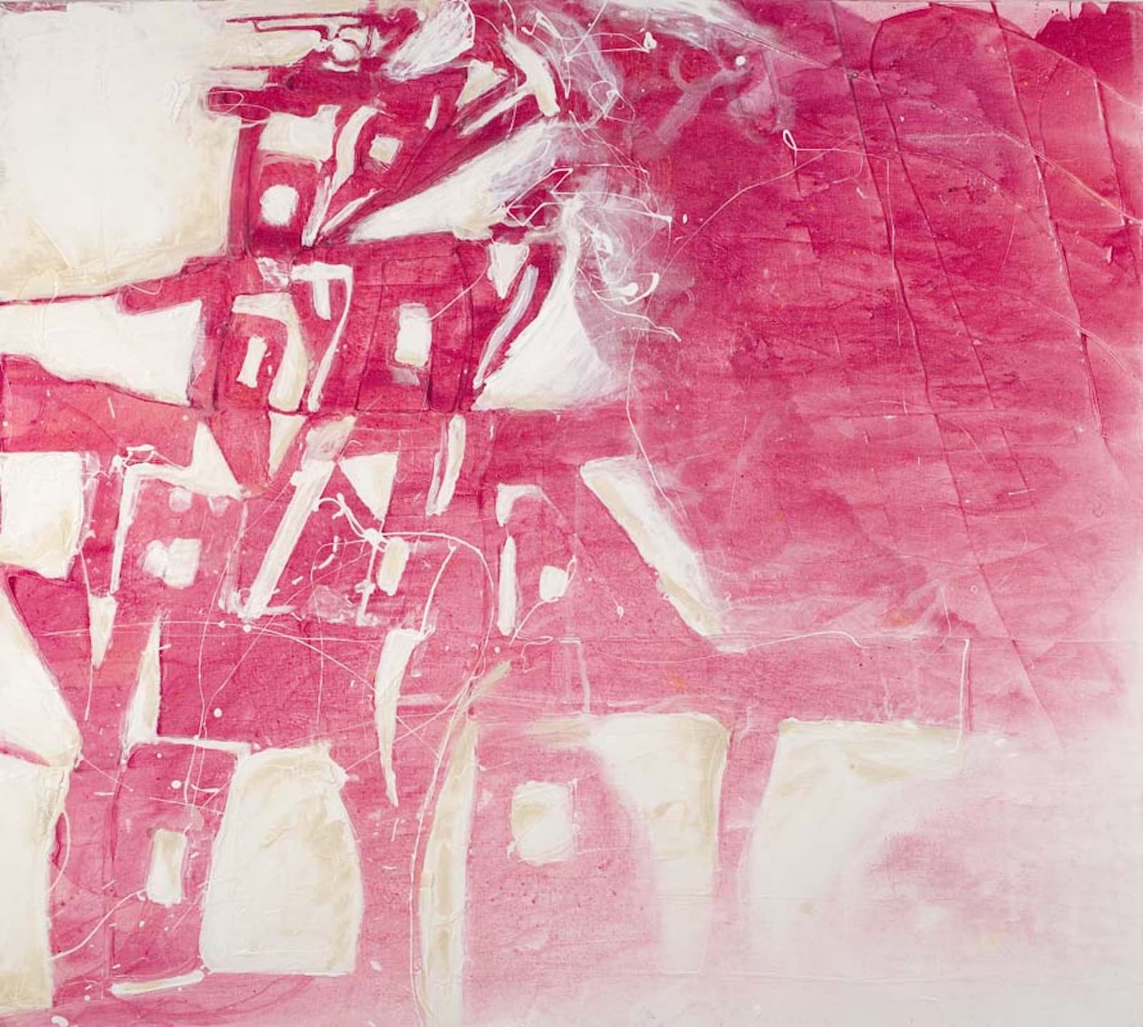 Suzanne McClelland, Erase (Monochrome in Red), 2010
