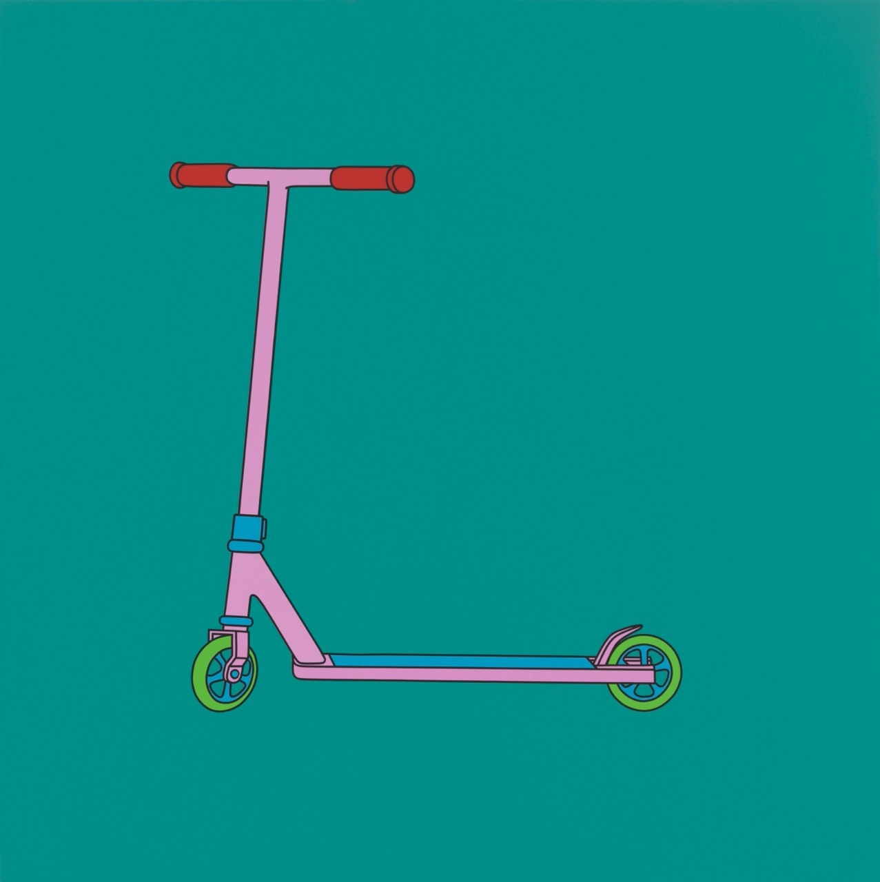Michael Craig-Martin, Untitled (scooter) , 2015