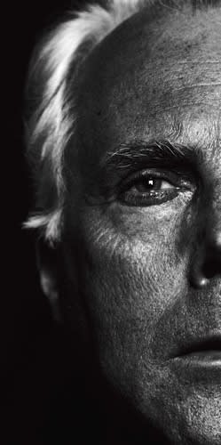 Michel Comte, Giorgio Armani, W Magazine, 1992