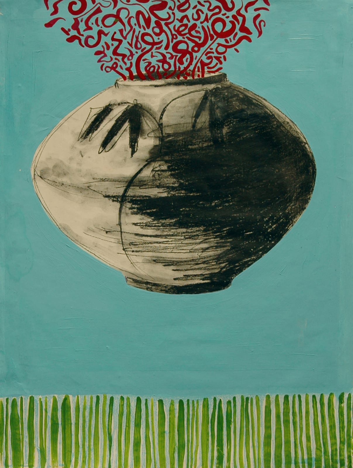 Andrew James Ward, Chinese River Spirit Vase 3, 2014