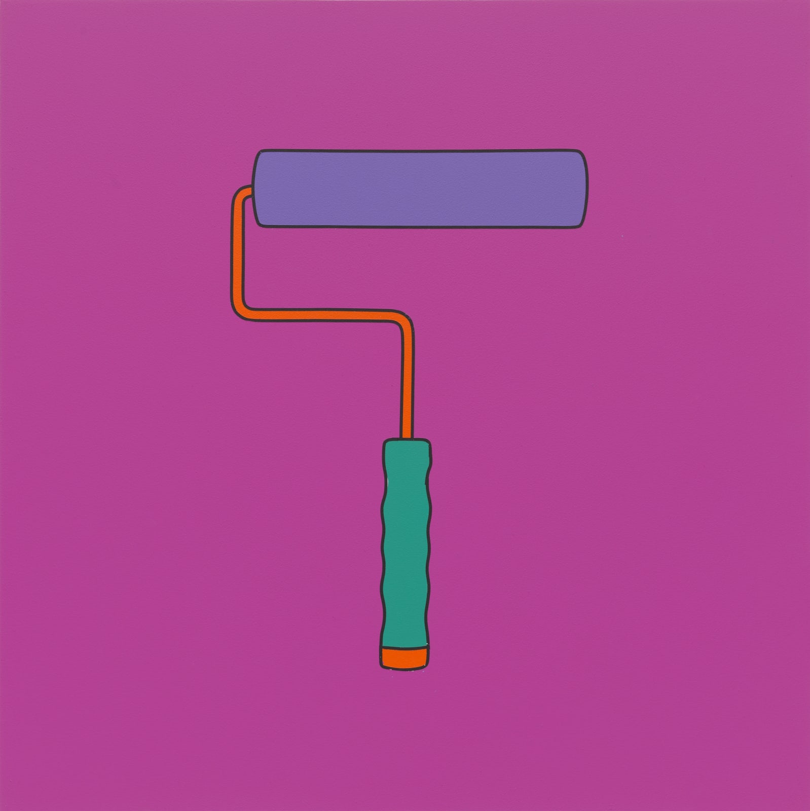 Michael Craig-Martin, Untitled (paint roller) , 2014