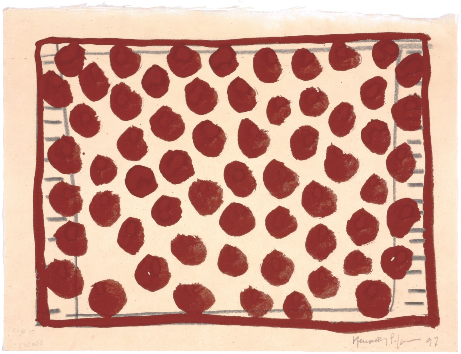 Joan Hernández Pijuan, Dibuix n° 10, 1997