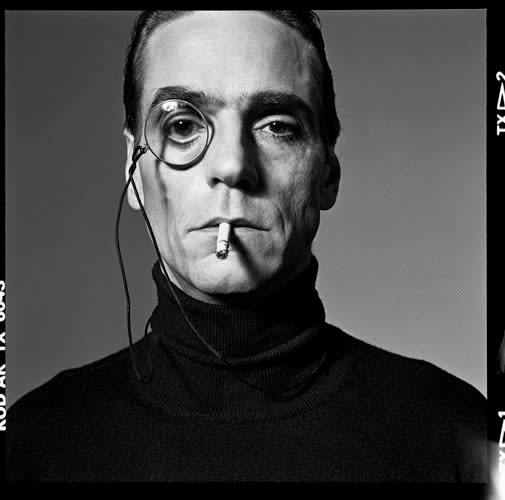 Michel Comte, Jeremy Irons, Interview, 1990