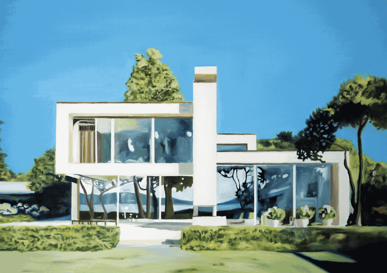 Eamon O'Kane, Villa by a lake, Zurich (ARNDT GEIGER HERRMANN), 2024