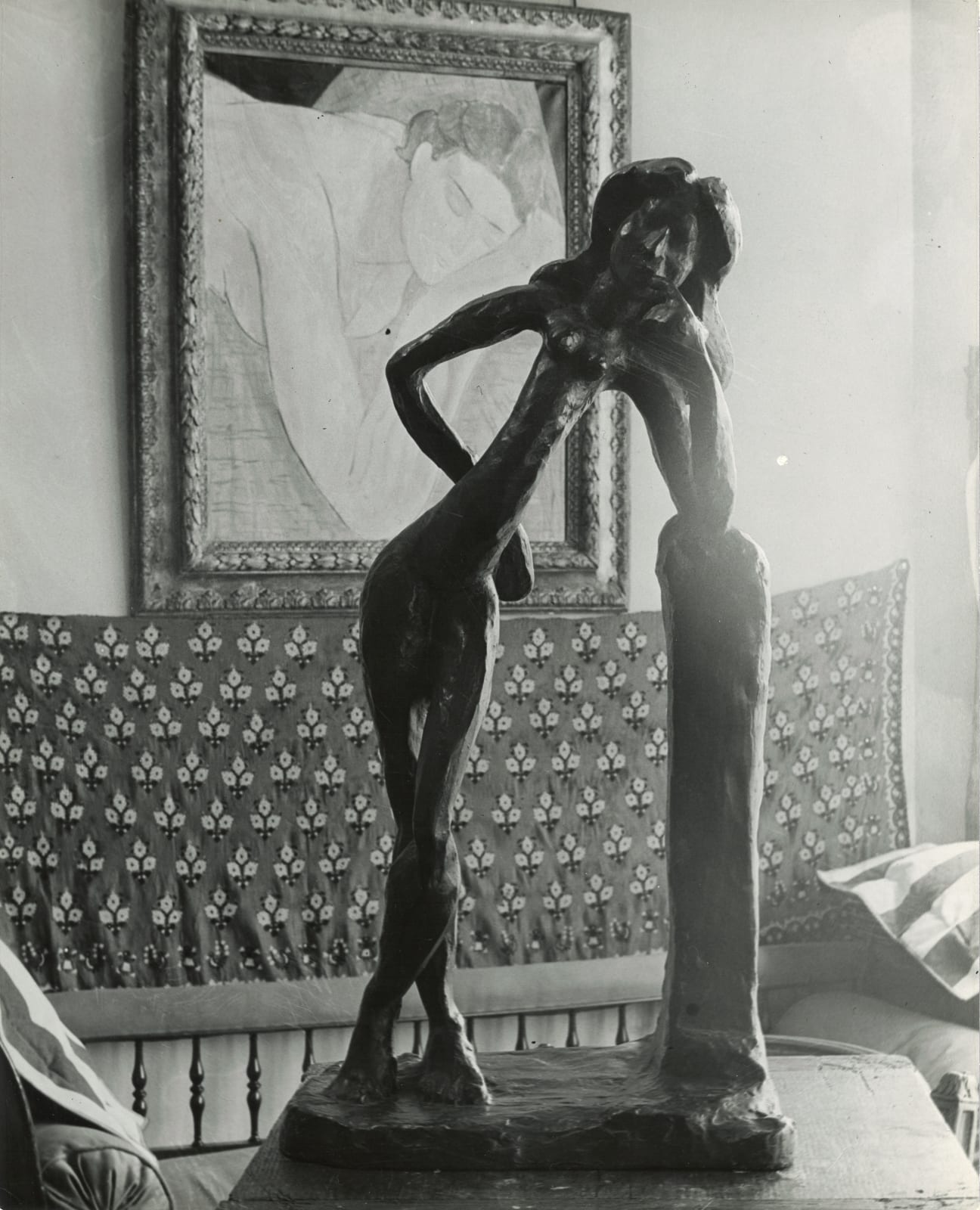 Erwin Blumenfeld, Untitled (Visiting Henri Matisse), Paris , 1937