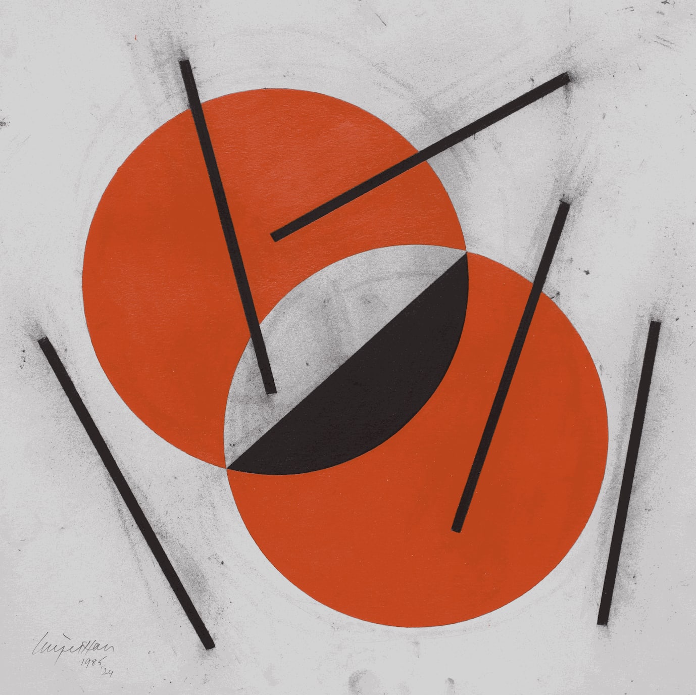 Nigel Hall, Drawing 1985, 2024