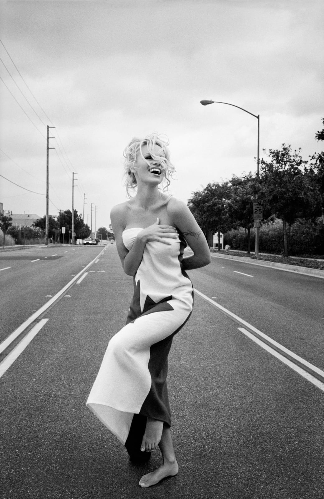 Bryan Adams, Pamela Anderson, In A Canadian Flag, Los Angeles, 1998