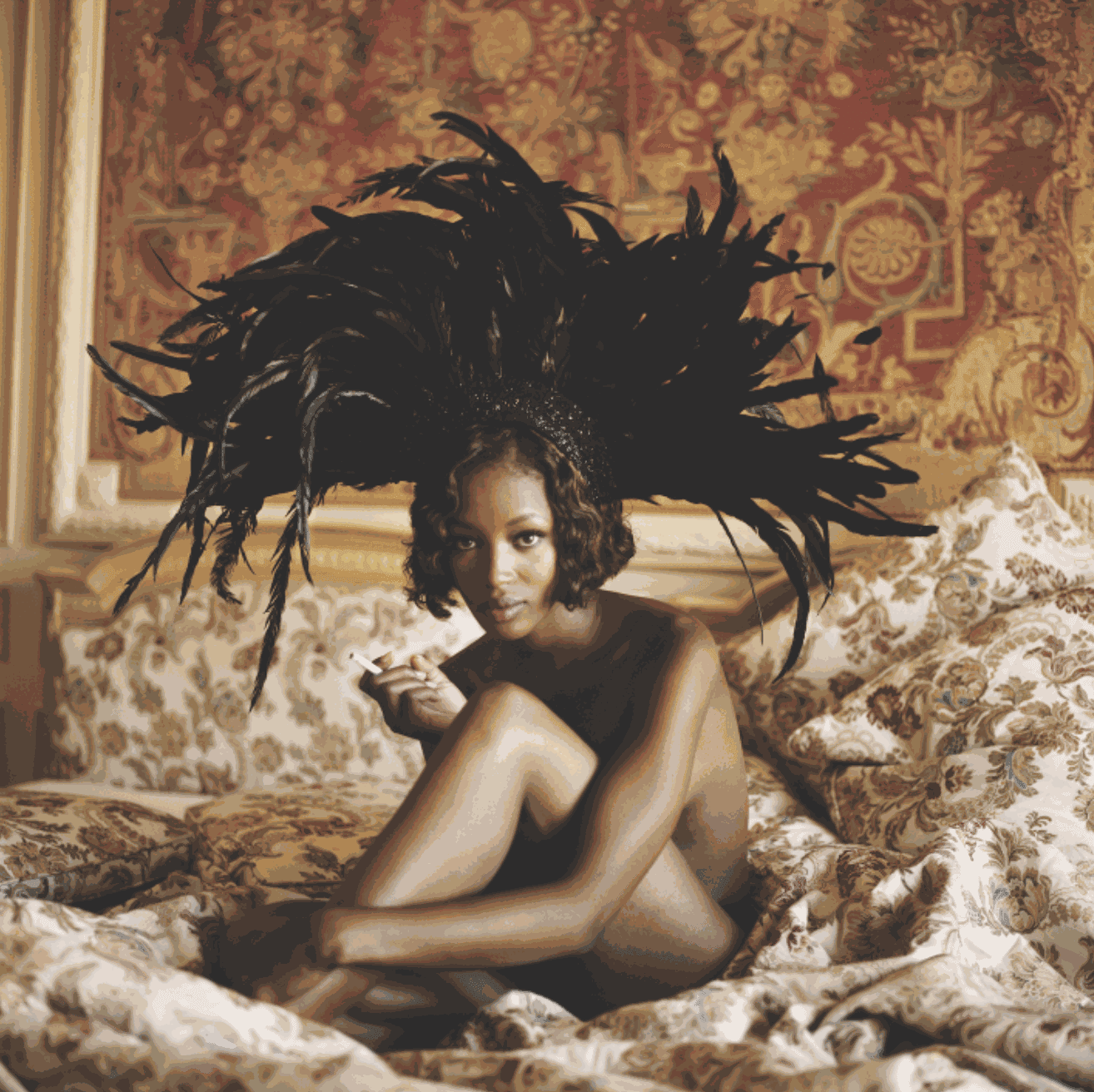 Michel Comte, Naomi Campbell, Vogue Italy, 1993, 1993