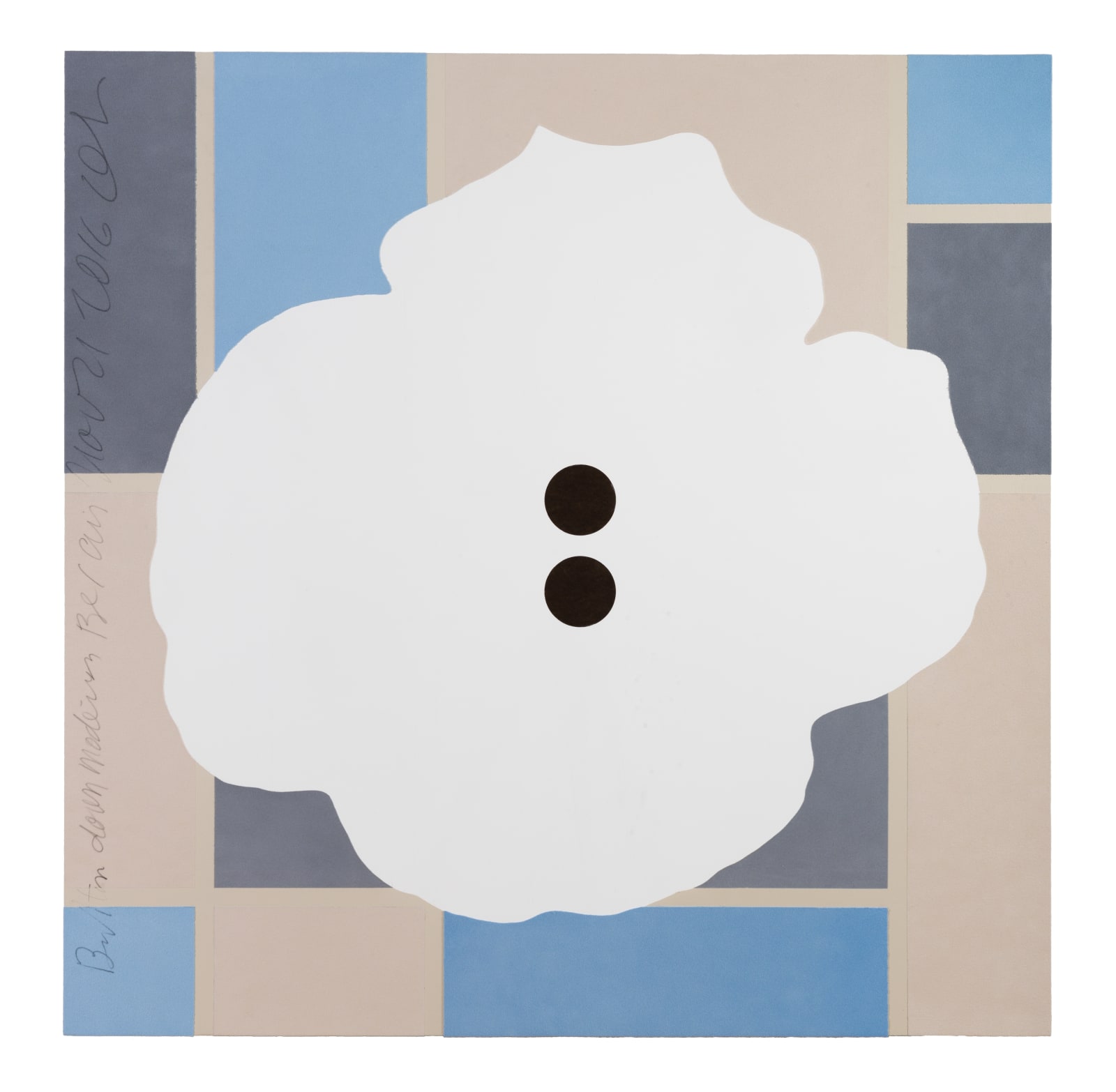 Donald Sultan, Button Down Modernism Bel Air Nov 21 2016, 2016