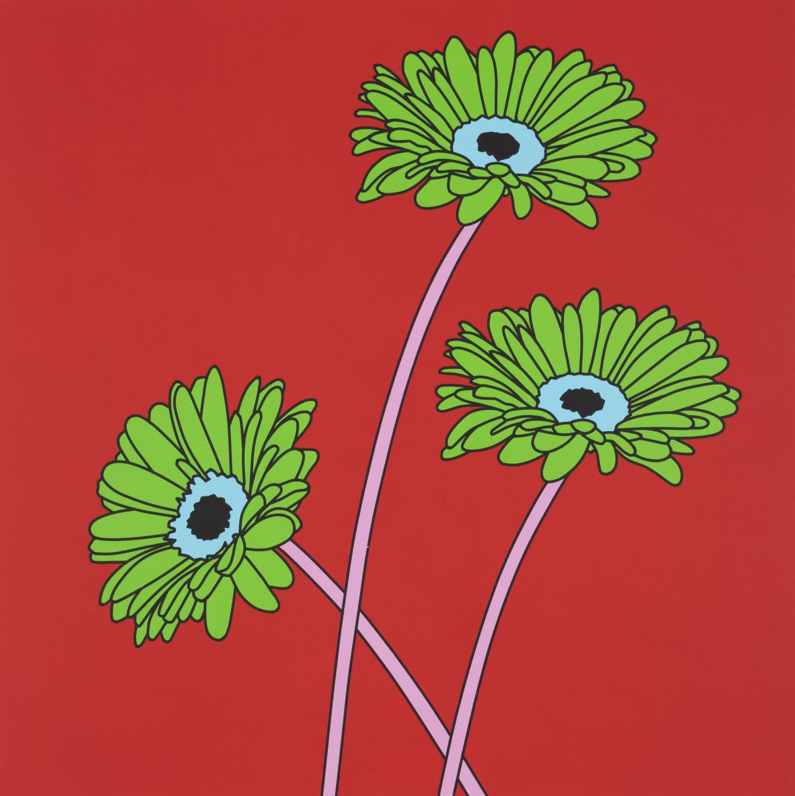 Michael Craig-Martin, Untitled (gerbera), 2022