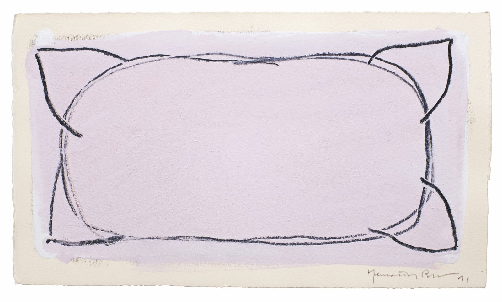 Joan Hernández Pijuan, Rosa Rosa, 1991