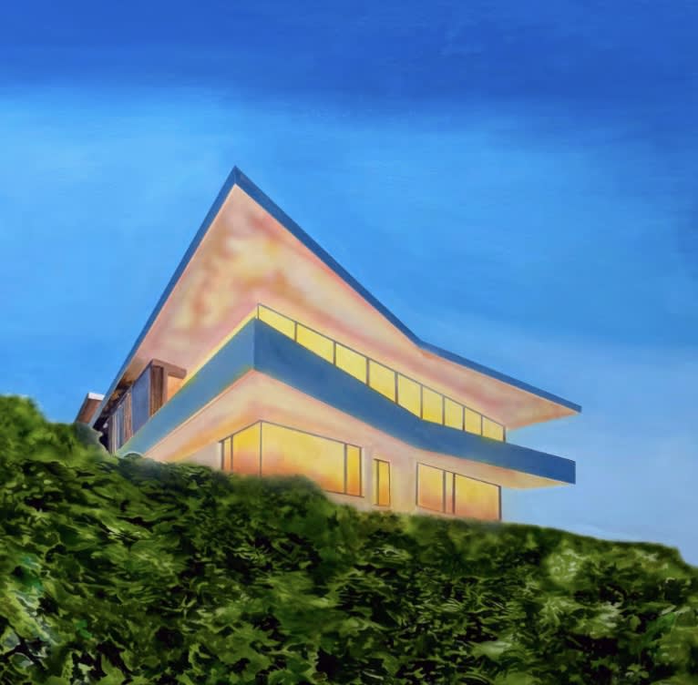 Eamon O'Kane, House on Lake Zurich, Twilight in Summer (ARNDT GEIGER HERRMANN), 2024