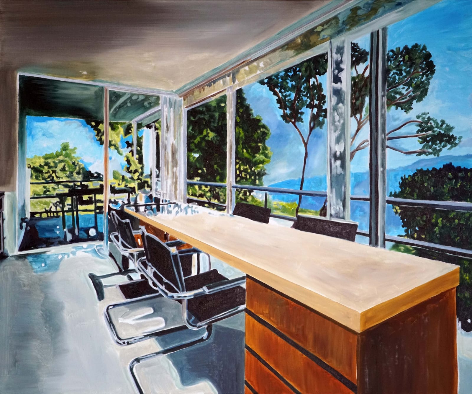 Eamon O'Kane, Pierre Koenig Interior, 2016