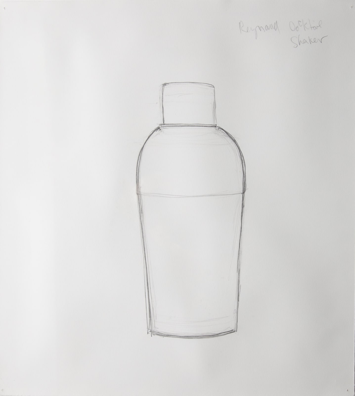 Donald Sultan, Raynaud Cocktail Shaker. Vogue Drawings, 1997