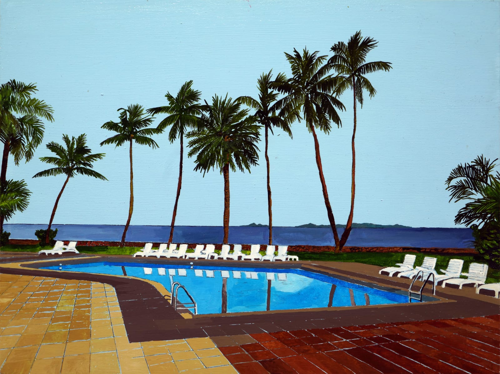Eamon O'Kane, Hotel Pool Fiji, 2023