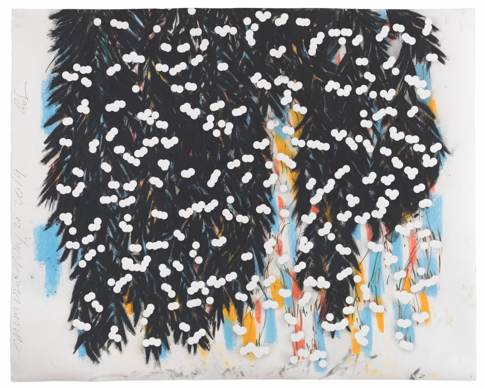 Donald Sultan, Mimosa, May 21 2019, 2019