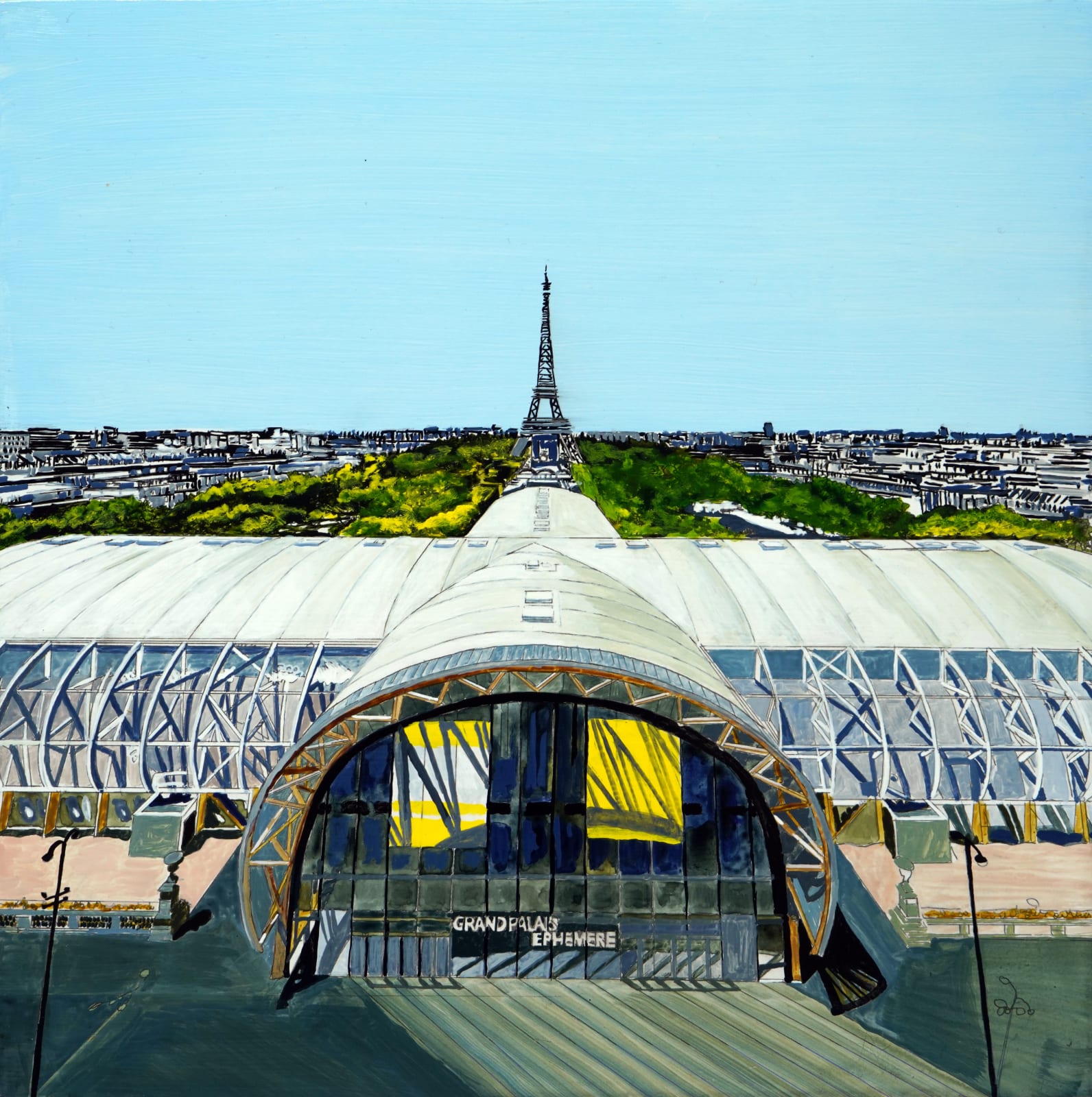 Eamon O'Kane, Grand Palais Éphémère Study, 2023