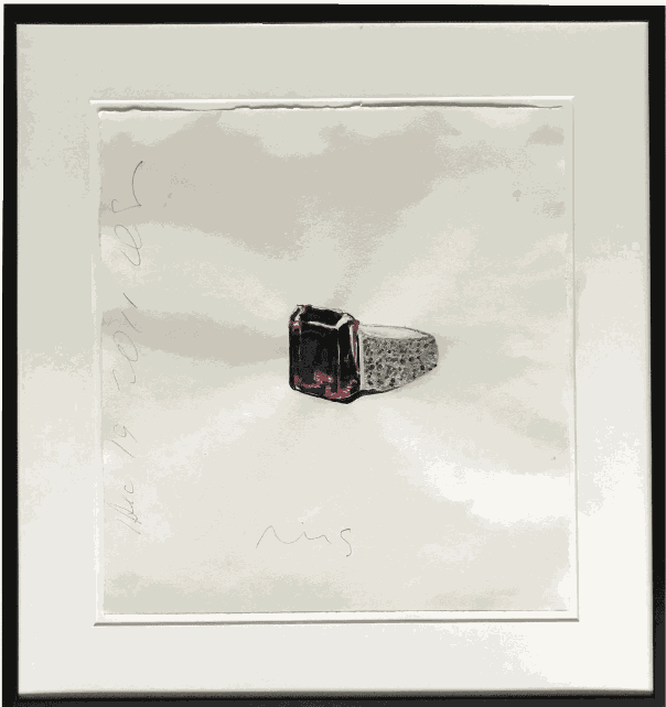 Donald Sultan, Ring Dec 19 2011, 2011