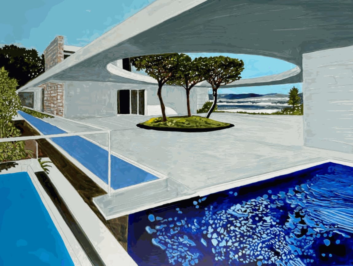 Eamon O'Kane, Villa on Lake Zurich (ARNDT GEIGER HERRMANN AG), 2024
