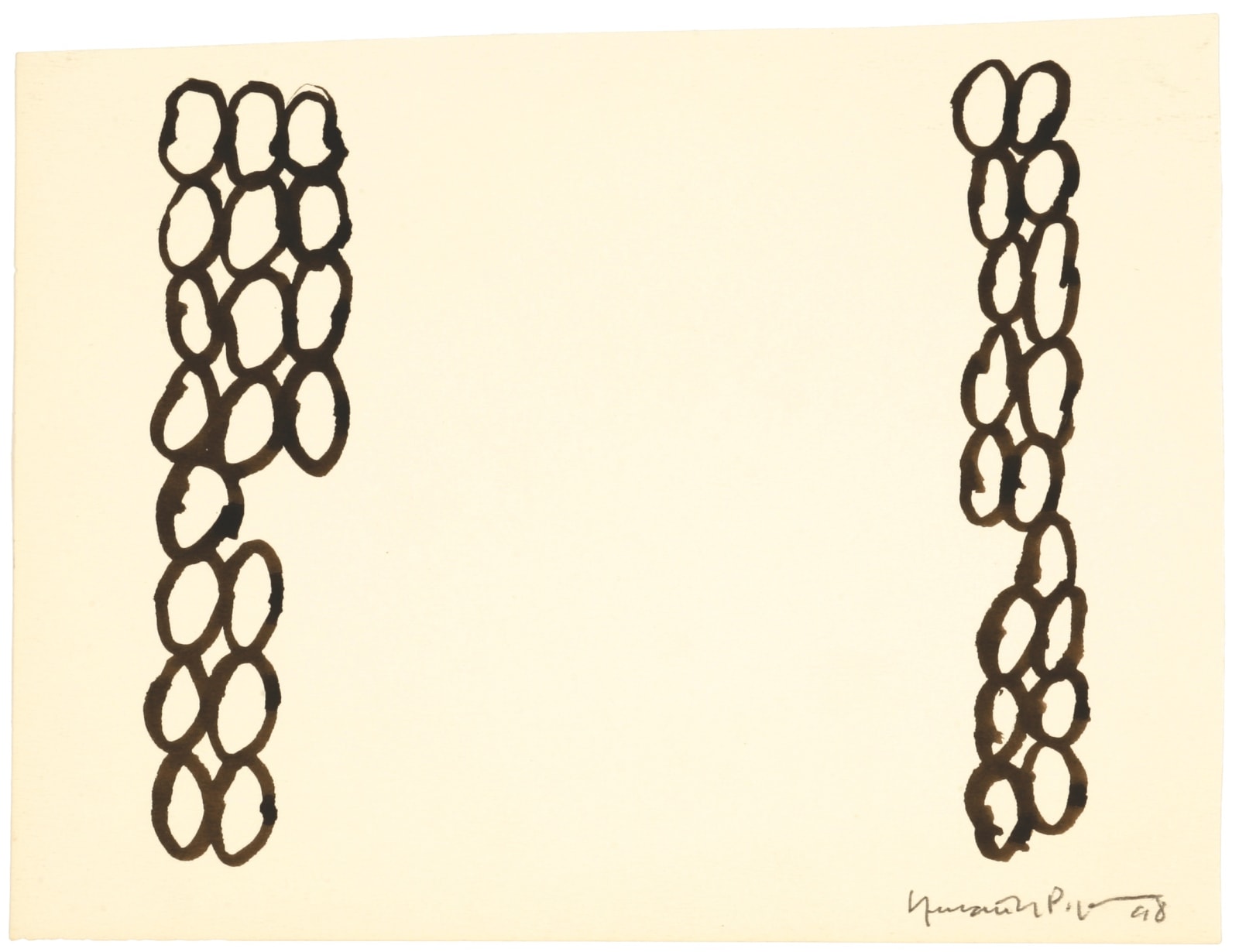 Joan Hernández Pijuan, Dibuix n°23, 1998