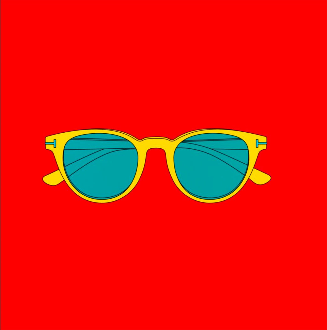 Michael Craig-Martin, Glasses, 2022