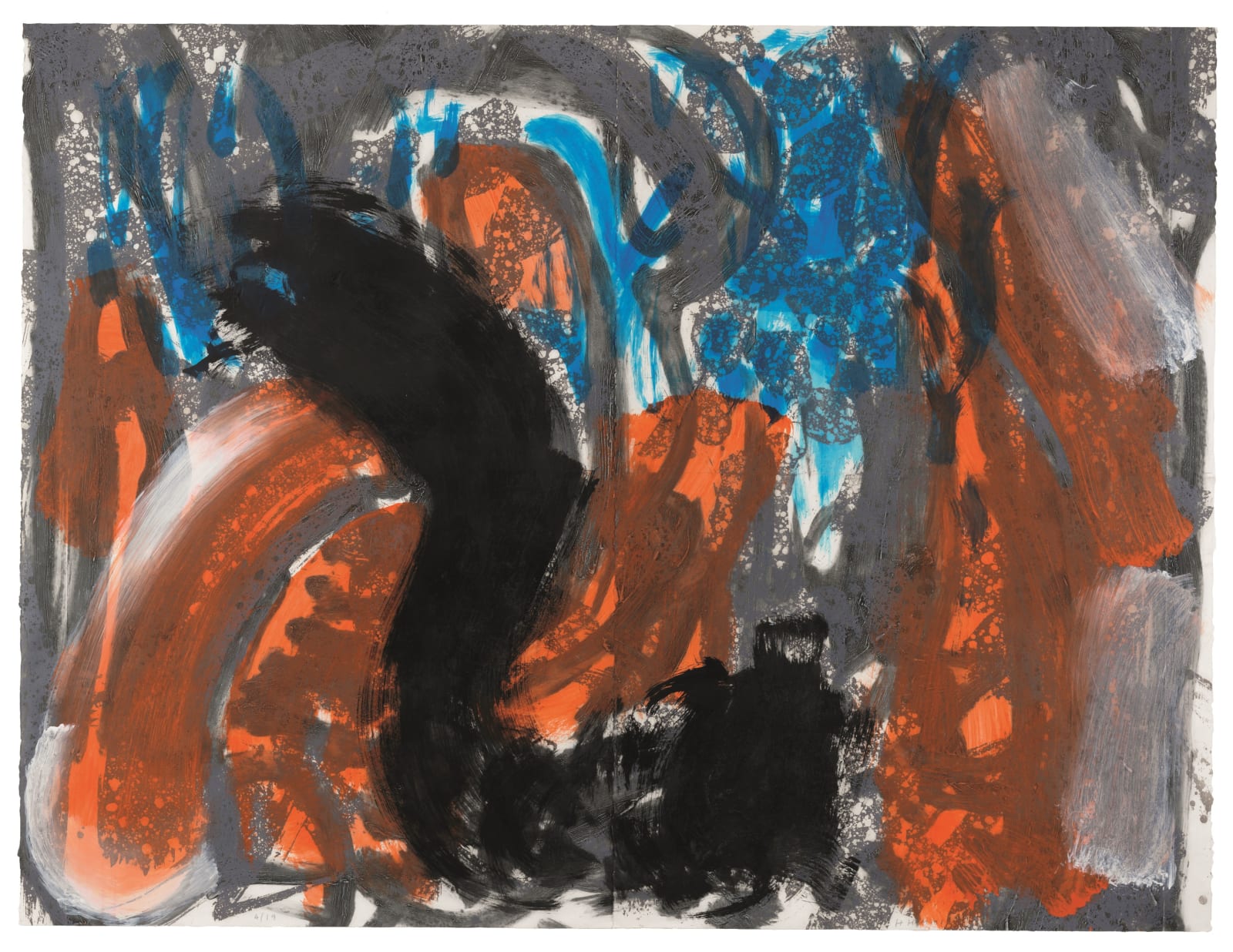 Howard Hodgkin, Into the Woods, Winter, 2001