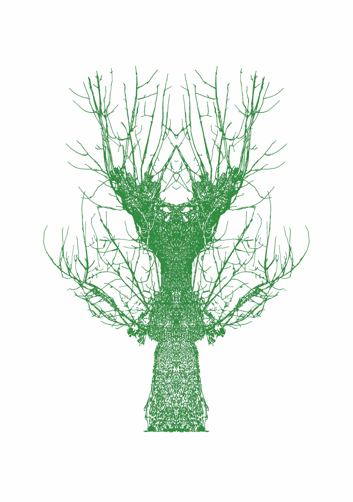 Eamon O'Kane, Dark Green Baum Test, 2022
