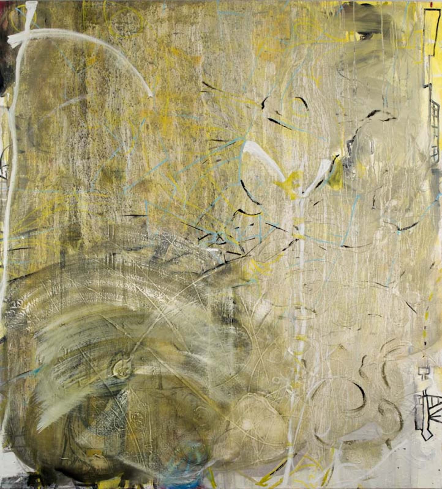 Suzanne McClelland, War Toy (Yellow), 2010