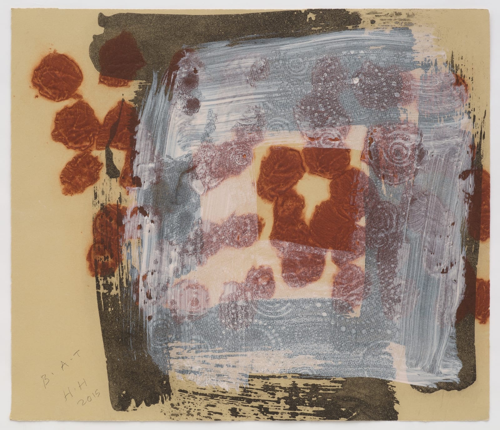 Howard Hodgkin, Lace Curtain, 2015-2016