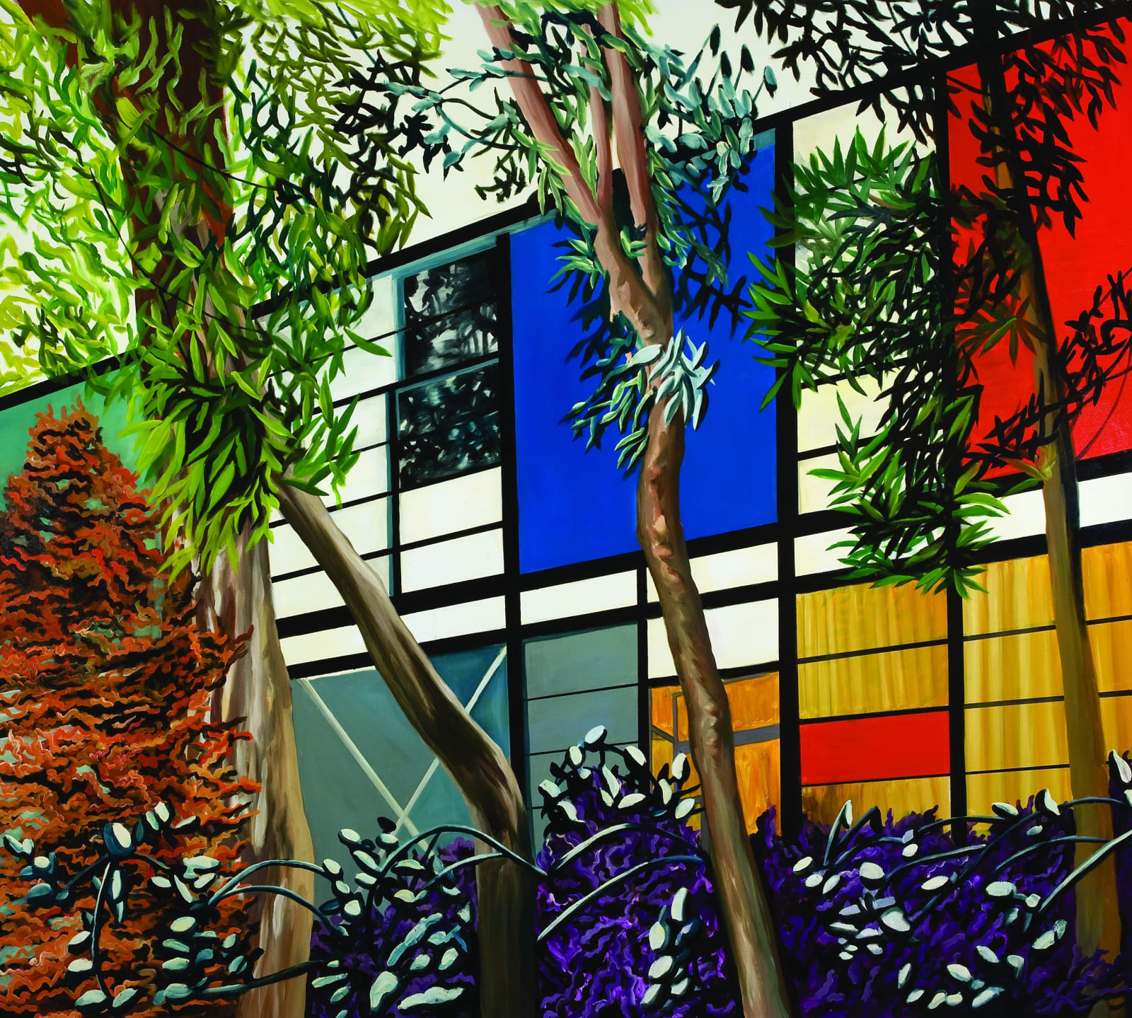 Eamon O'Kane, Eames Psychedelic Seasons Remix (painted whilst listening to Forever Changes by Love), 2008