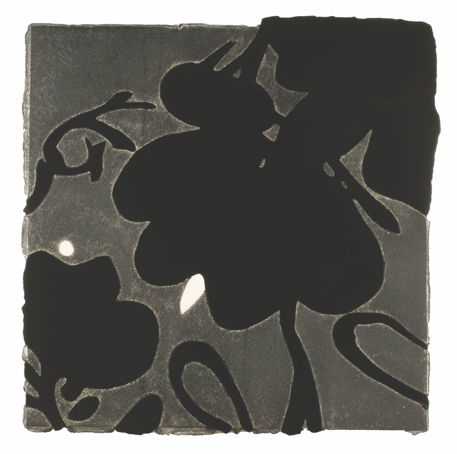Donald Sultan, Black and White April 6 2009, 2009