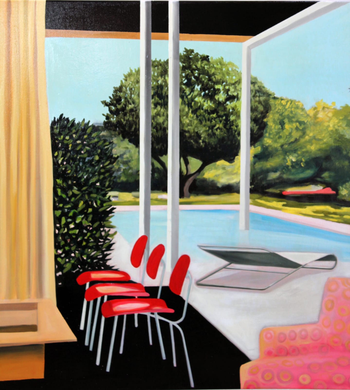 Eamon O'Kane, Neutra Kaufmann House Interior, 2010