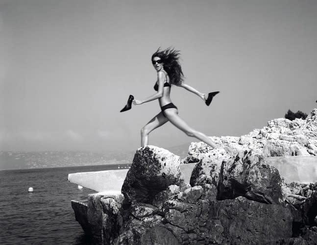 Michel Comte, Gisele Bündchen, Cannes, 1999