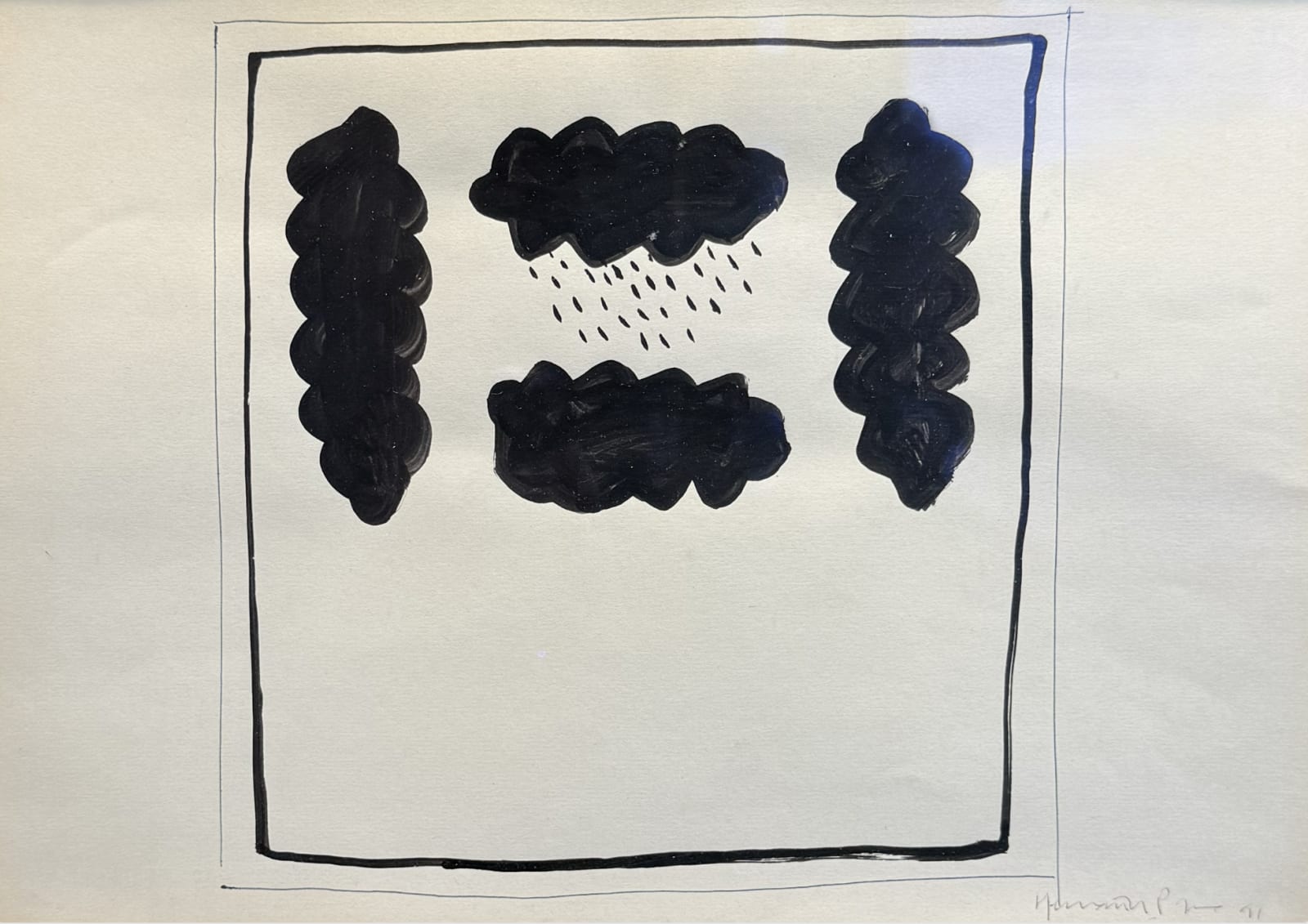 Joan Hernández Pijuan, Dibuix n°146, 1991